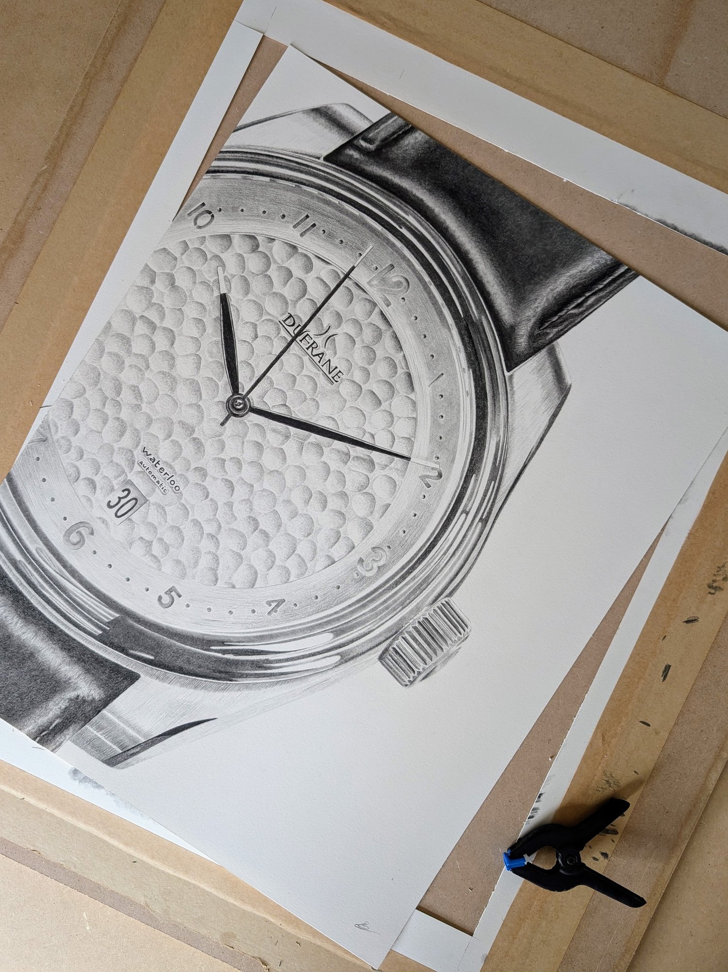 Dufrane Waterloo Graphite Artwork by Sophie Scott-Lewis Dufrane Waterloo Graphite Artwork by Sophie Scott-Lewis