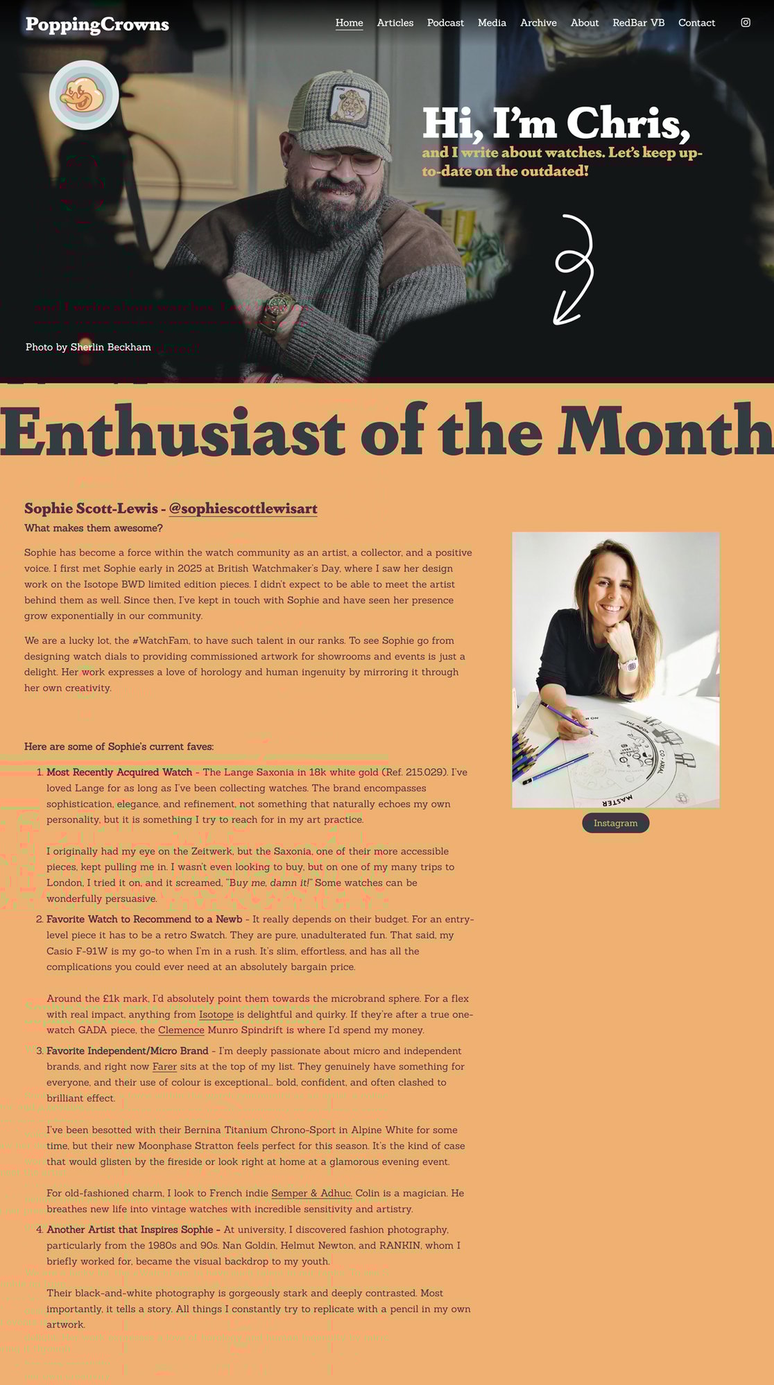 Popping_Crowns_Sophie_Scott-Lewis_Enthusiast_of_the_Month