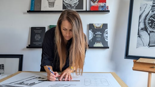 Nomadic: Drawing the NEW Dána 141 Dress Watch