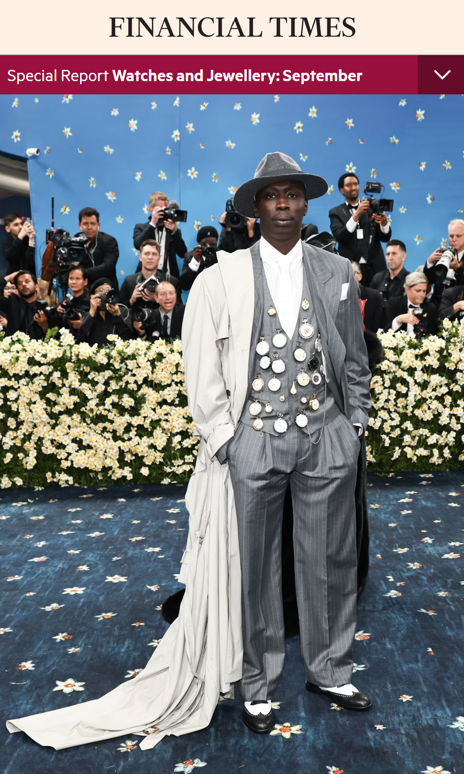 Financial Times Sophie Scott-Lewis Pocket Watches