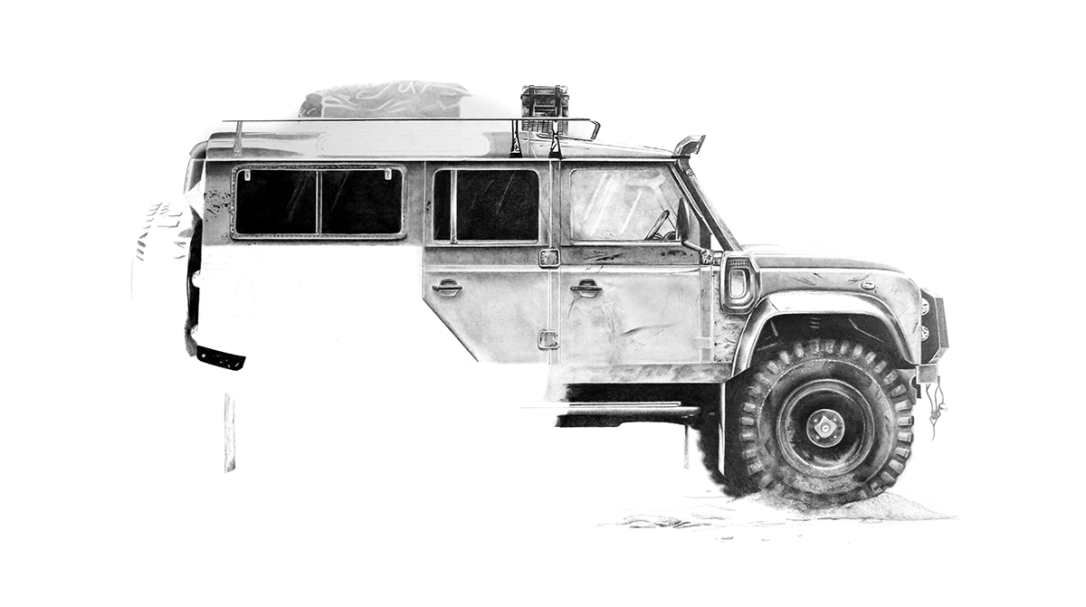 sophie-scott-lewis-land-rover-defender-tribute